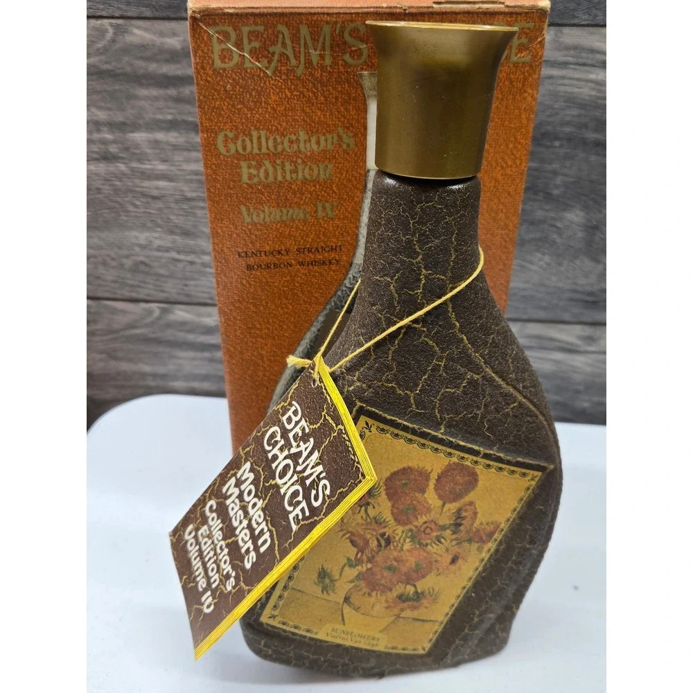 Vintage Beams‎ Choice Modern Masters Sunflowers Vincent Van Gogh Decanter Vol IV